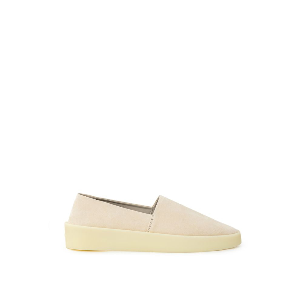 Mocassins à enfiler en cuir beige Fear Of God