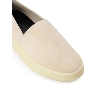 Mocassins à enfiler en cuir beige Fear Of God