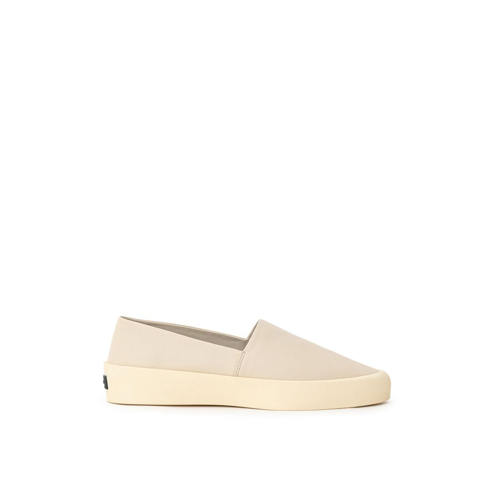 Mocassins à enfiler en cuir gris Fear Of God