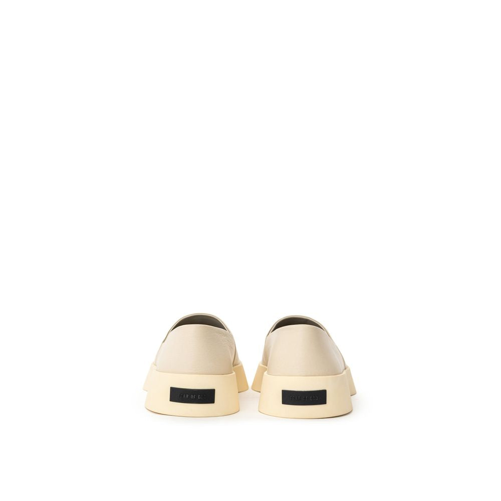 Mocassins à enfiler en cuir gris Fear Of God