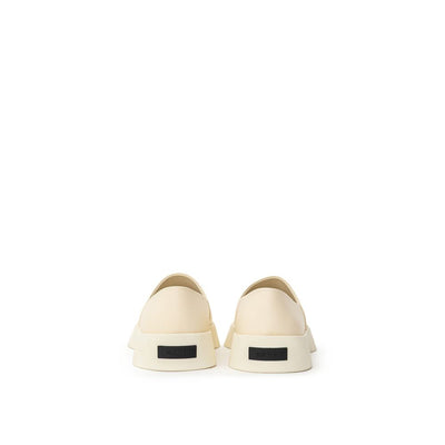Mocassins à enfiler en cuir beige Fear Of God