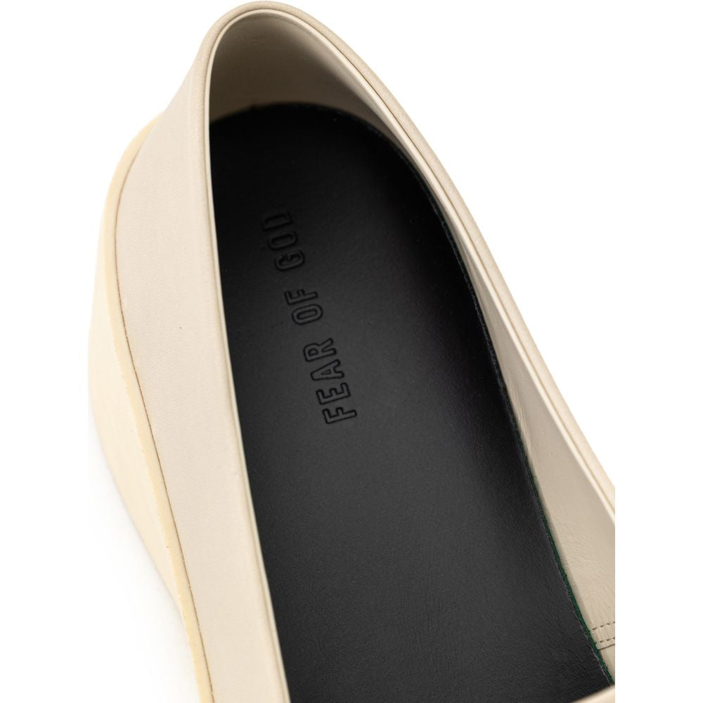 Mocassins à enfiler en cuir gris Fear Of God