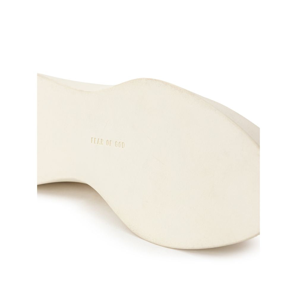 Mocassins à enfiler en cuir beige Fear Of God