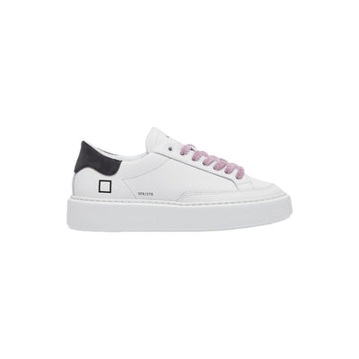 DATE beige leren sneaker