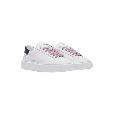 DATE beige leren sneaker