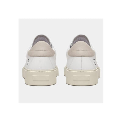 D.A.T.E White Leather Sneaker
