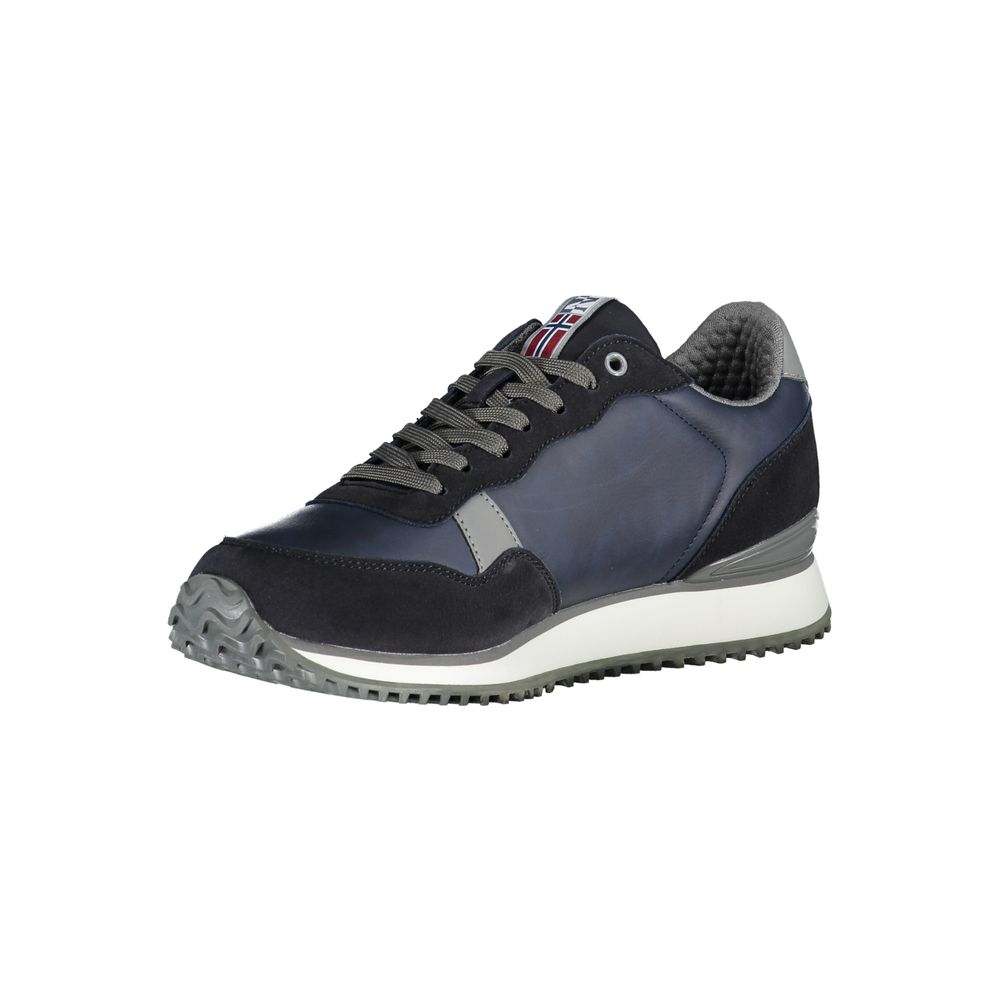 Napapijri Strakke Contrasterende Sneakers met Kenmerkende Stijl