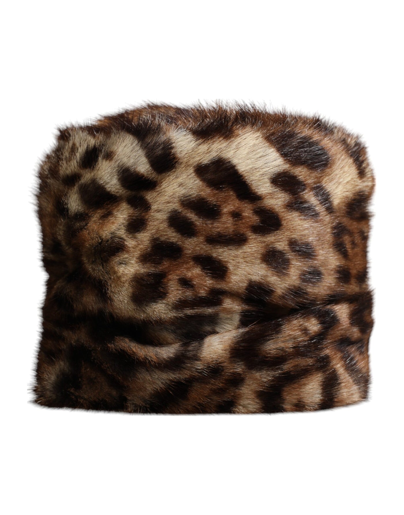 Bob Dolce &amp; Gabbana en fausse fourrure léopard marron pour femme