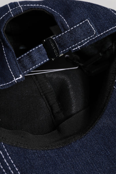 Casquette de baseball Dolce &amp; Gabbana ornée de cristaux bleus