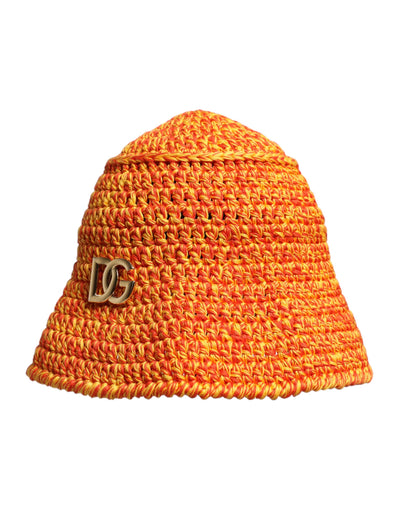 Bob Dolce &amp; Gabbana en coton orange avec logo DG au crochet
