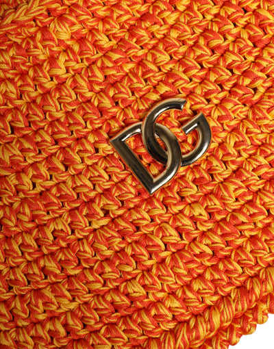 Bob Dolce &amp; Gabbana en coton orange avec logo DG au crochet