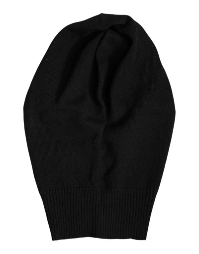Cagoule de ski en cachemire noir Dolce &amp; Gabbana