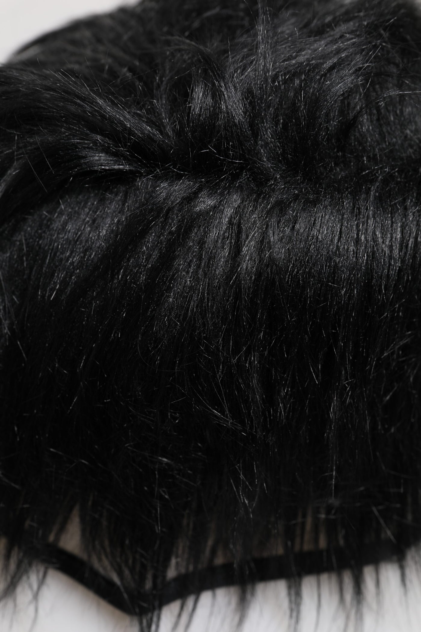 Bob en fausse fourrure noire Dolce &amp; Gabbana
