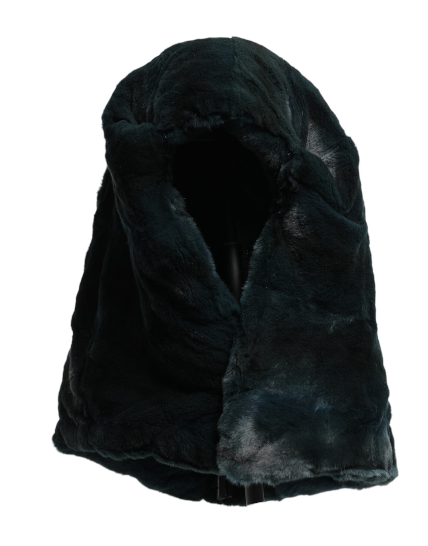 Bonnet en fourrure de belette noire Dolce &amp; Gabbana pour femme