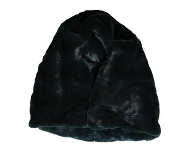 Bonnet en fourrure de belette noire Dolce &amp; Gabbana pour femme