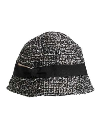 Bob en coton mélangé noir Dolce &amp; Gabbana