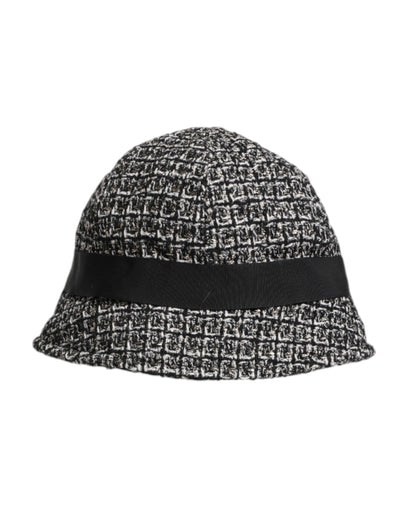 Bob en coton mélangé noir Dolce &amp; Gabbana