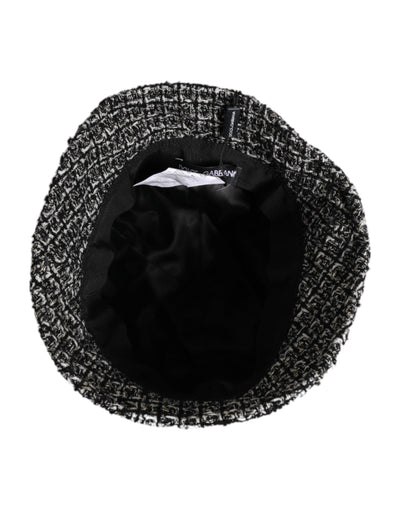 Bob en coton mélangé noir Dolce &amp; Gabbana