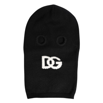 Cagoule de ski en cachemire noir Dolce &amp; Gabbana
