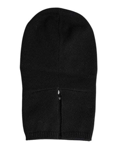 Cagoule de ski en cachemire noir Dolce &amp; Gabbana