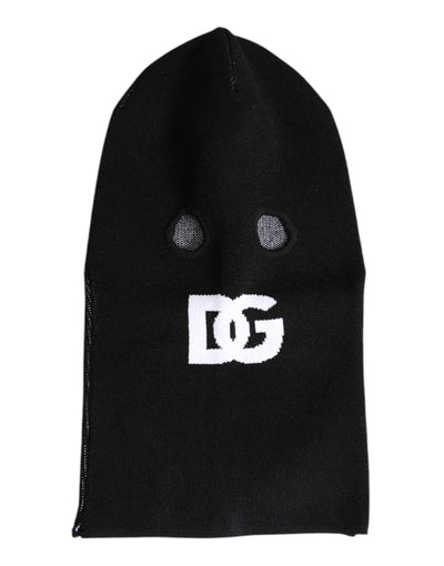 Cagoule de ski en cachemire noir Dolce &amp; Gabbana
