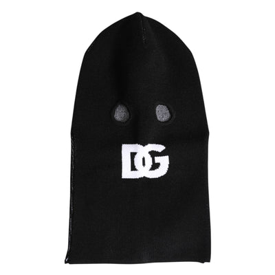 Cagoule de ski en cachemire noir Dolce &amp; Gabbana