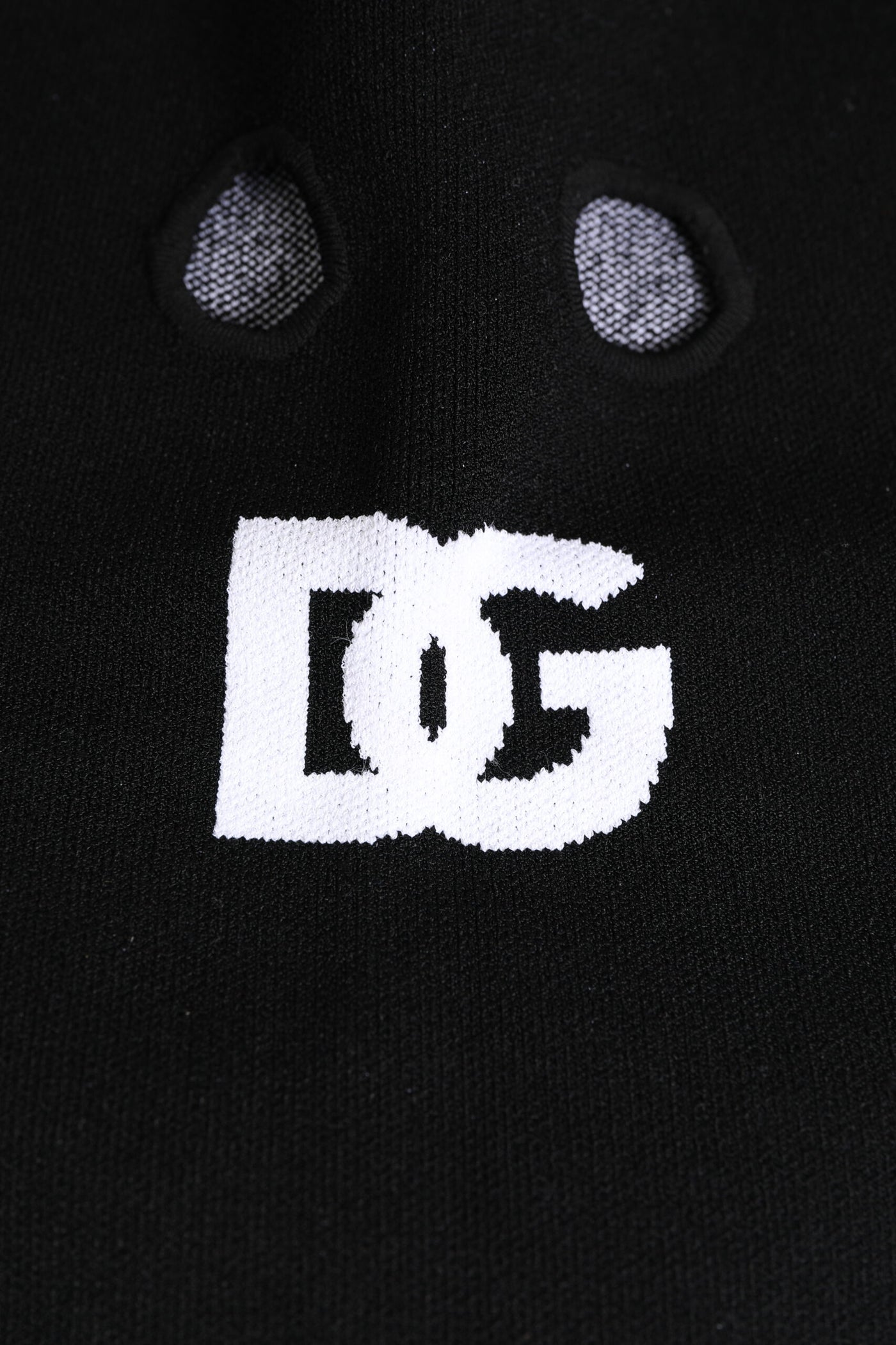 Cagoule de ski en cachemire noir Dolce &amp; Gabbana