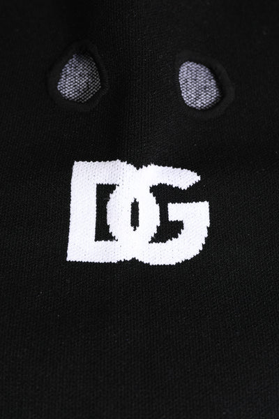 Cagoule de ski en cachemire noir Dolce &amp; Gabbana