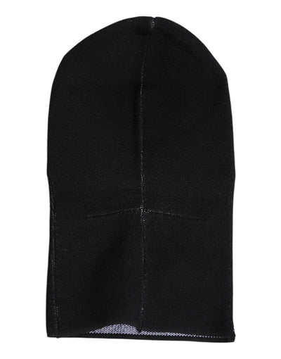 Cagoule de ski en cachemire noir Dolce &amp; Gabbana