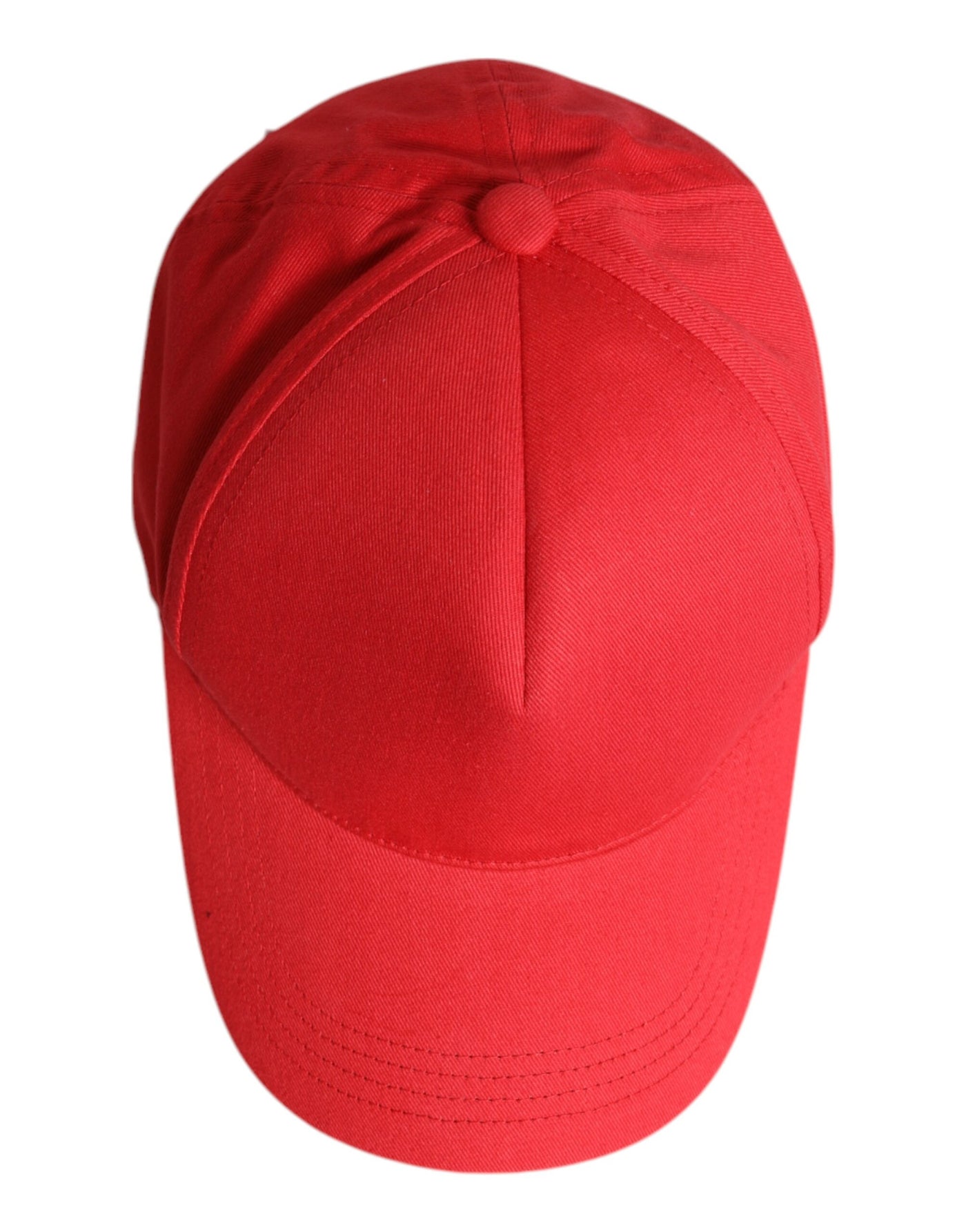 Casquette de baseball Dolce &amp; Gabbana en coton rouge à 6 panneaux pour femme