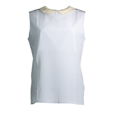Gant Blauwe Zijden Dames Tanktop