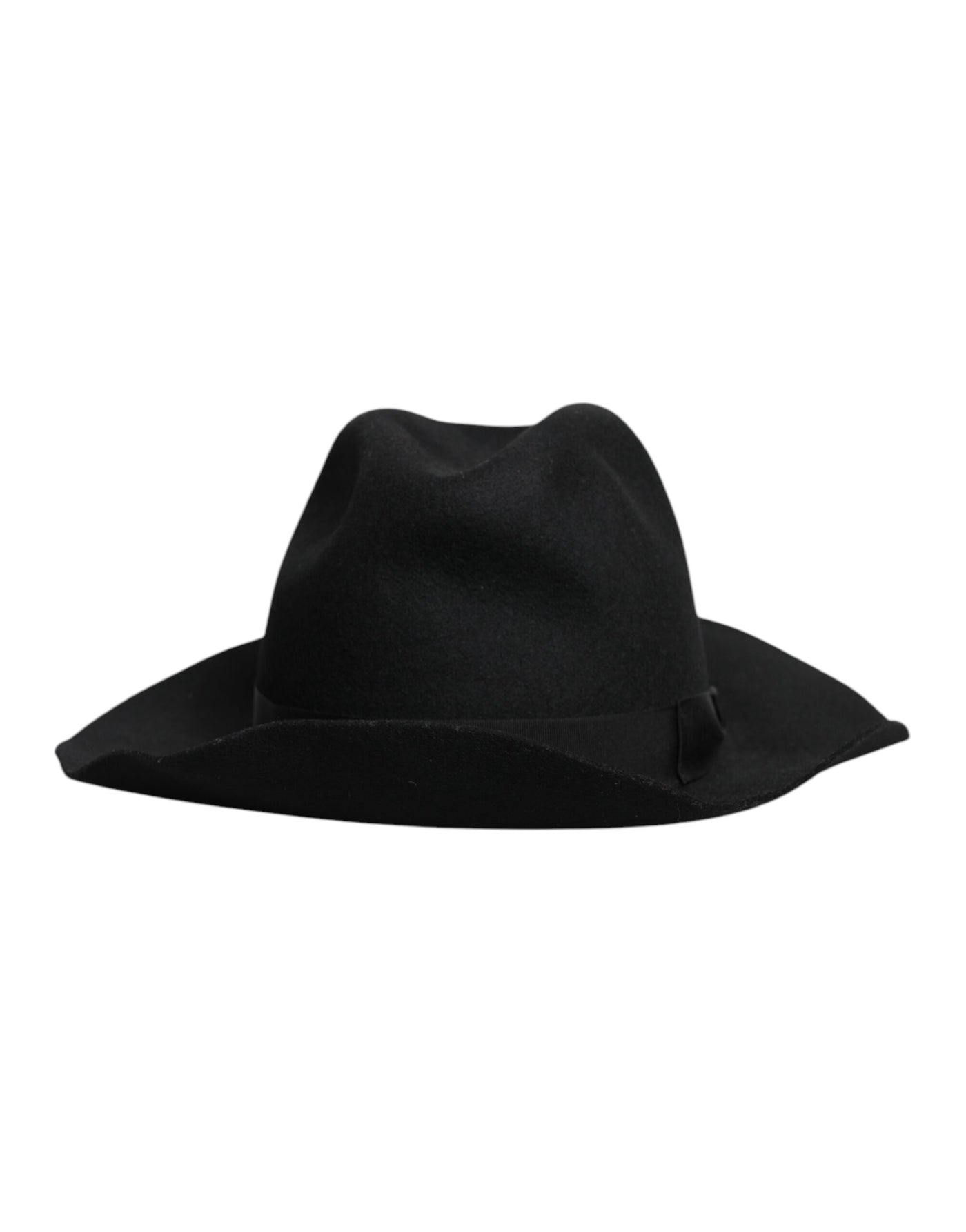 Chapeau Fedora Trilby noir à large bord Dolce &amp; Gabbana