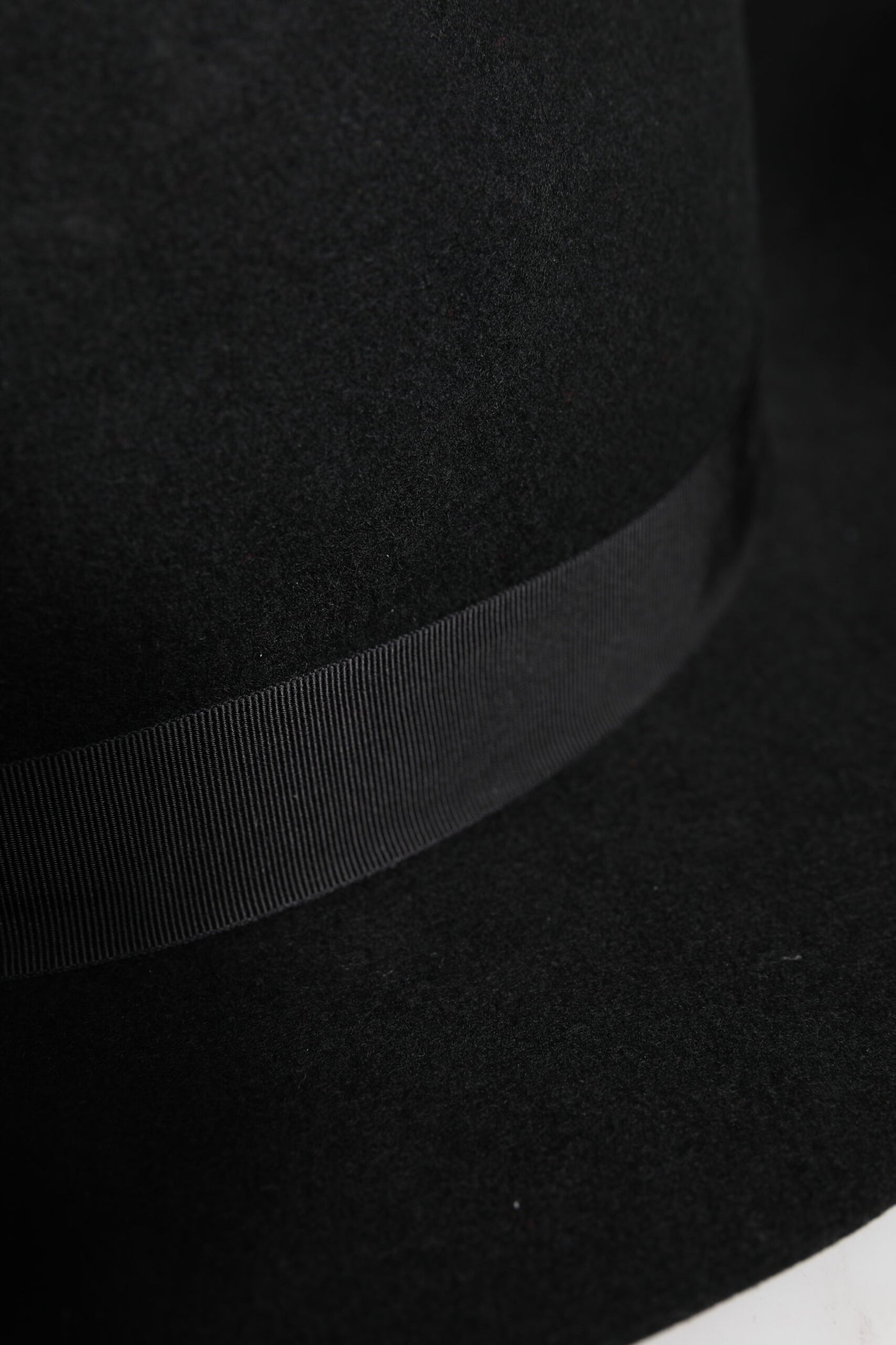 Chapeau Fedora Trilby noir à large bord Dolce &amp; Gabbana