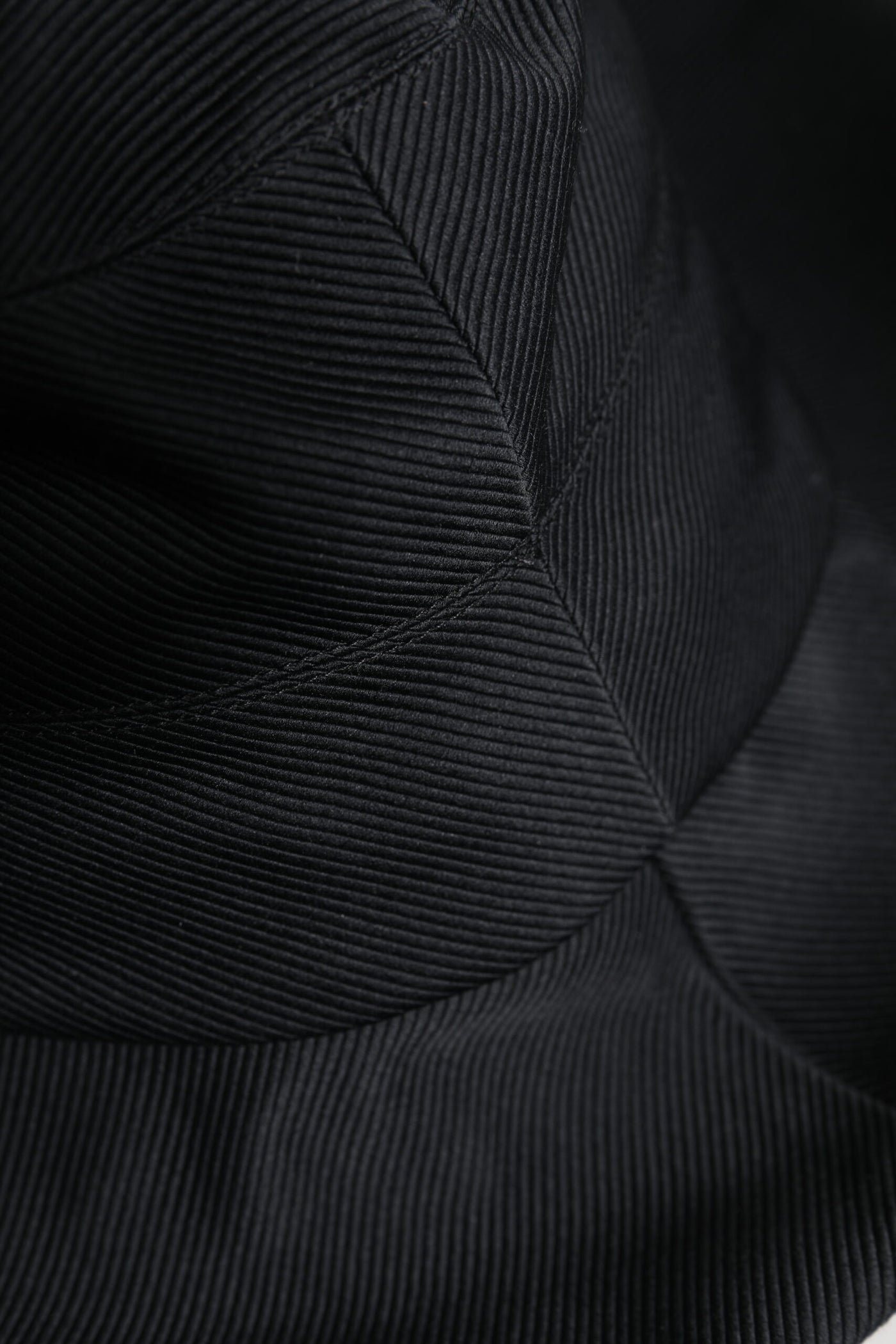 Chapeau Fedora à large bord en coton noir Dolce &amp; Gabbana
