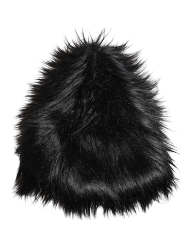 Bob Dolce &amp; Gabbana en fourrure acrylique noire pour femme