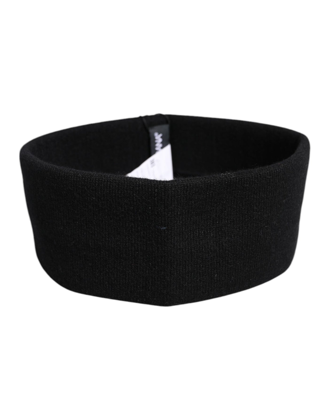 Dolce &amp; Gabbana Zwarte Kasjmier Gebreide Dames Hoofdband Hoed