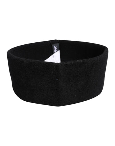 Dolce &amp; Gabbana Zwarte Kasjmier Gebreide Dames Hoofdband Hoed