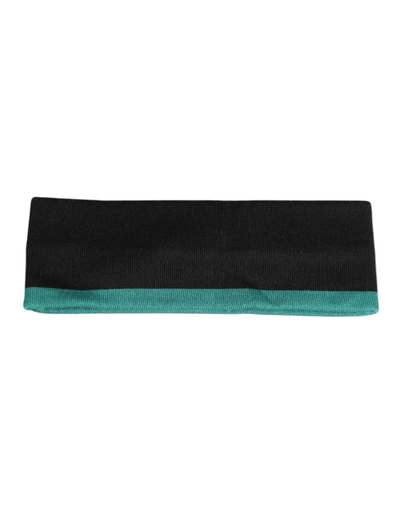 Chapeau bandeau en tricot de soie noire Dolce &amp; Gabbana DG Queen