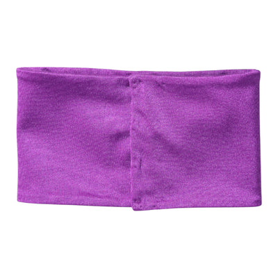Dolce &amp; Gabbana Paarse Nylon Stretch Dames Nekwarmer Sjaal