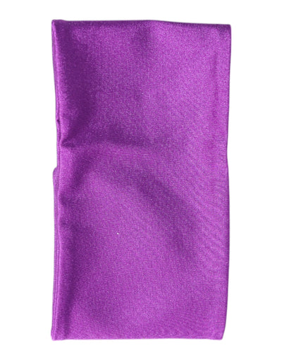 Dolce &amp; Gabbana Paarse Nylon Stretch Dames Nekwarmer Sjaal