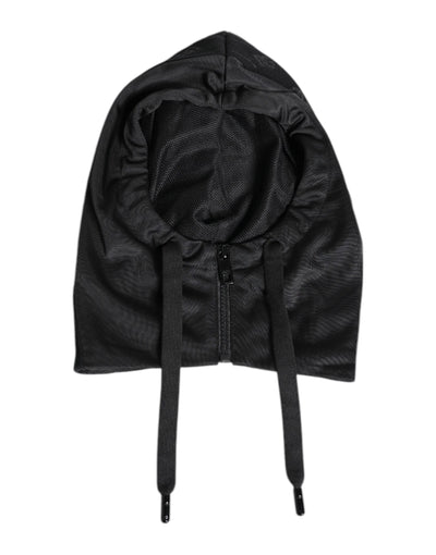 Chapeau enveloppant en polyester noir Dolce &amp; Gabbana