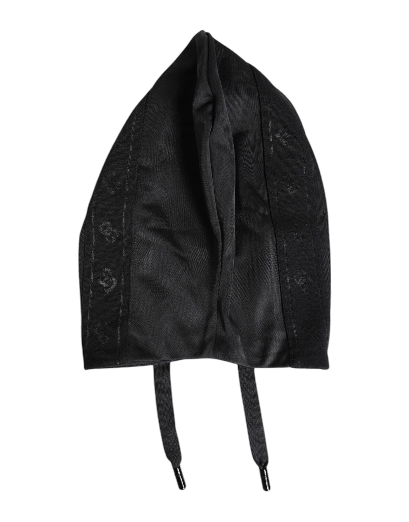 Chapeau enveloppant en polyester noir Dolce &amp; Gabbana