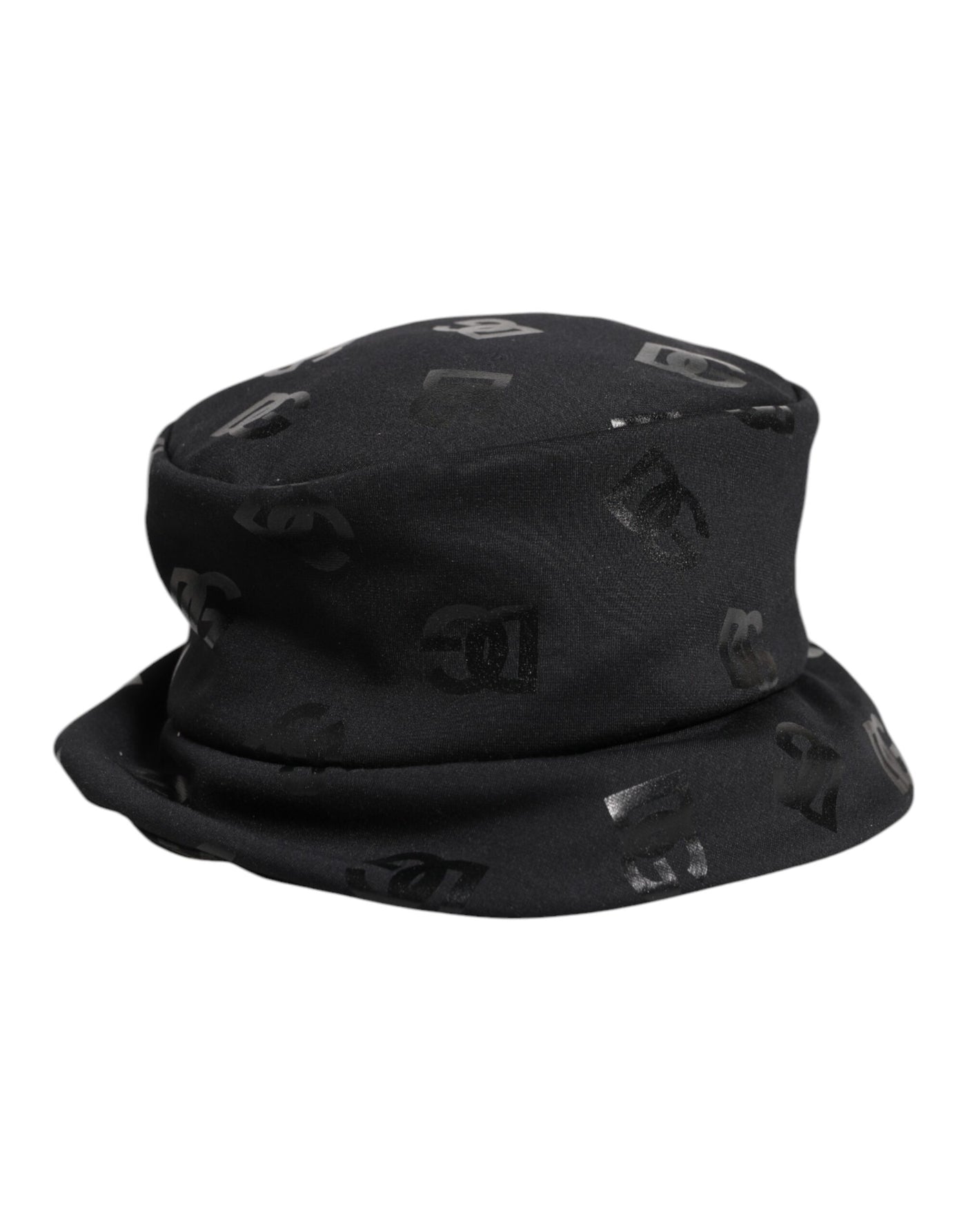 Bob Dolce &amp; Gabbana en polyester jacquard noir avec monogramme DG