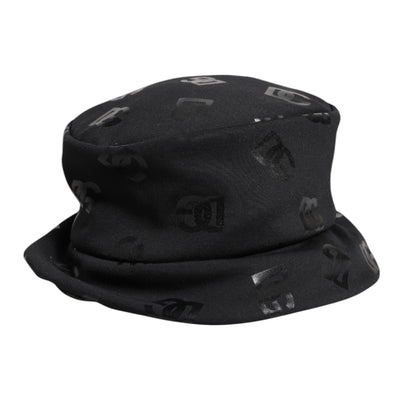 Bob Dolce &amp; Gabbana en polyester jacquard noir avec monogramme DG