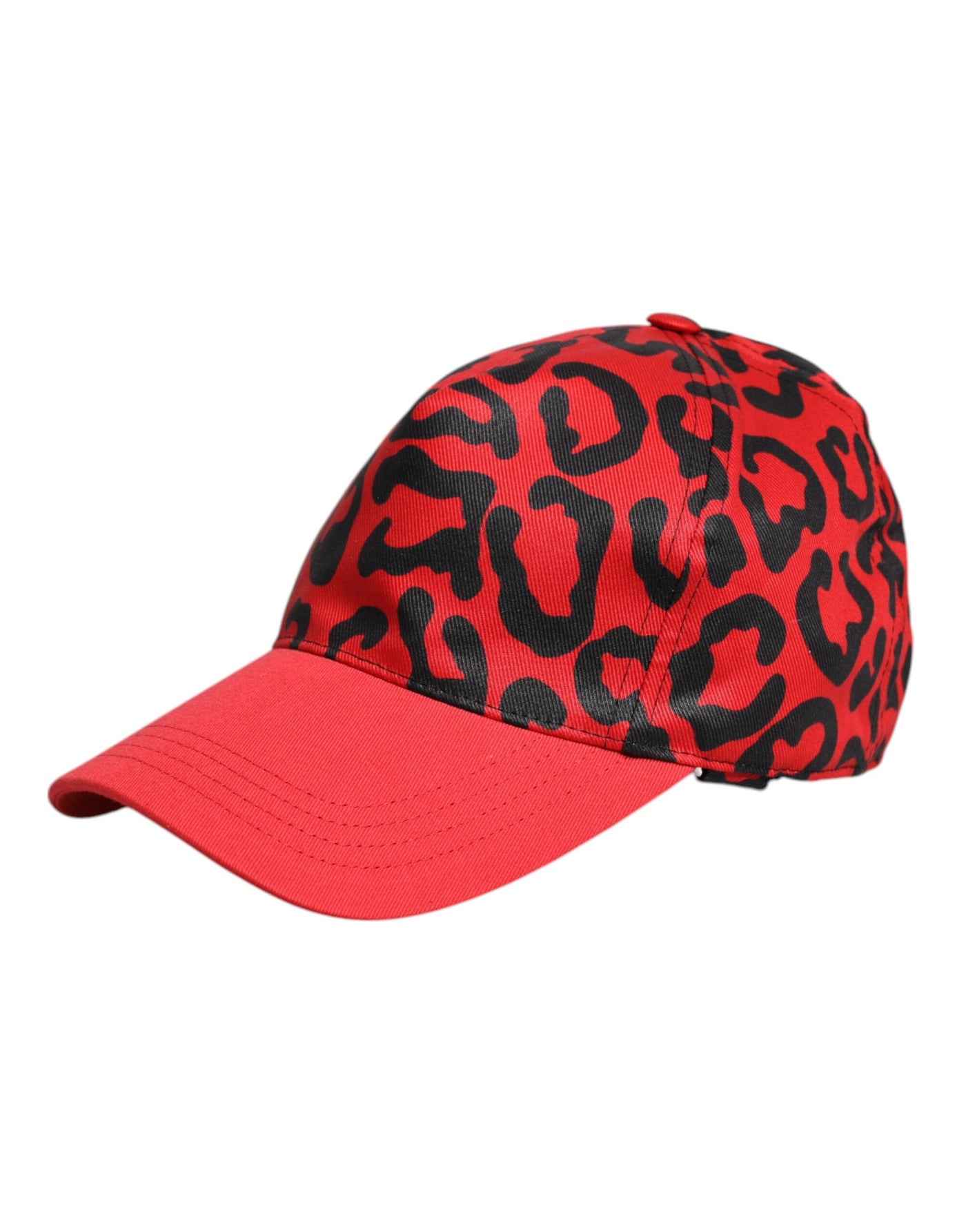 Casquette de baseball Dolce &amp; Gabbana en coton rouge à 6 panneaux pour femme
