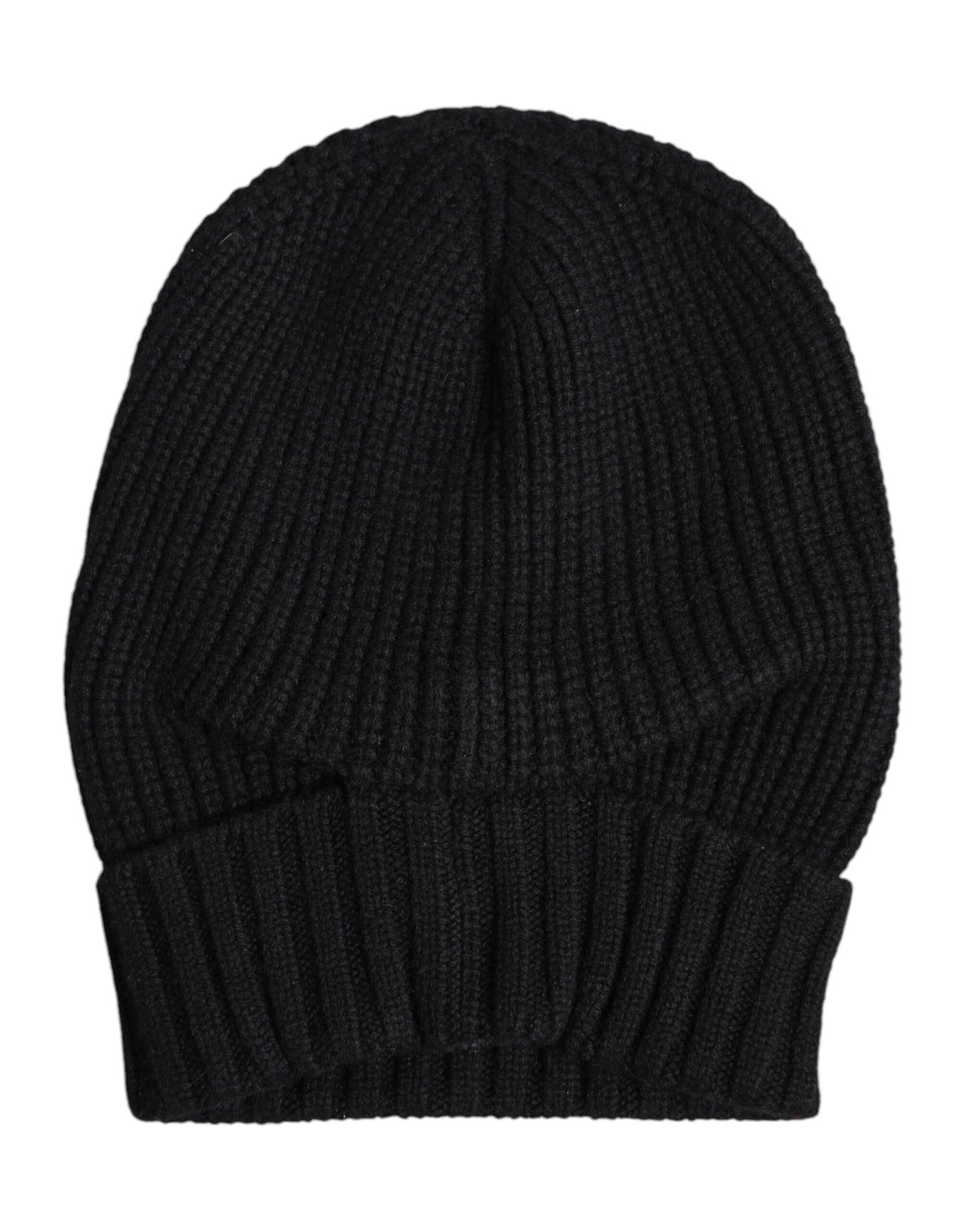 Bonnet d'hiver tricoté en cachemire noir Dolce &amp; Gabbana