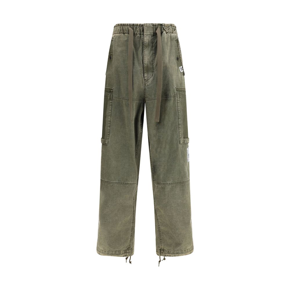 Pantalon ample en coton Maison Mihara Yasuhiro