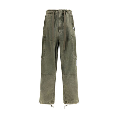 Pantalon ample en coton Maison Mihara Yasuhiro