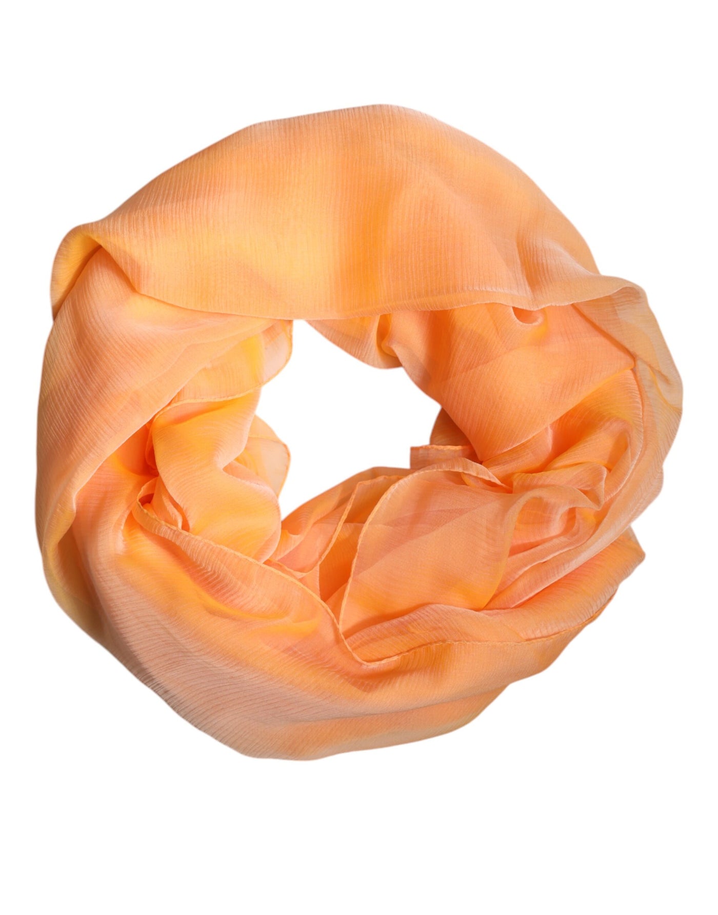 Dolce &amp; Gabbana Oranje Zijden Rechthoekige Wikkelsjaal