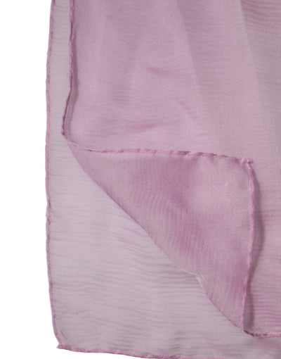 Dolce & Gabbana Pink Silk Rectangle Women Wrap Shawl Scarf